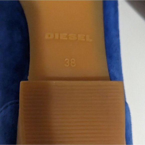 DIESEL ATOMIC BLONDIE Blue Flats - Picture 8 of 10